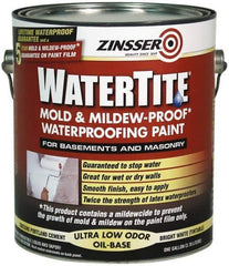 Zinsser - 1 Gal Bright White Semi Gloss Finish Latex Paint - 75 Sq Ft per Gal, Interior/Exterior, <400 gL VOC Compliance - Eagle Tool & Supply