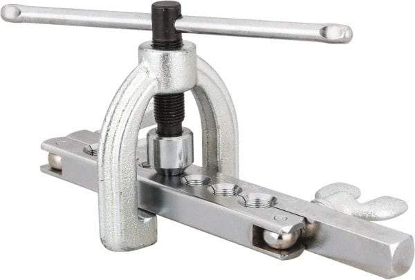 Value Collection - 3/16 to 5/8" Pipe Capacity, Flaring Tool Kit - 7 Pieces, Cuts Copper - Eagle Tool & Supply