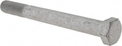 Armor Coat - 5/8-11 UNC, 6" Length Under Head Hex Head Cap Screw - Partially Threaded, Grade 8 Steel, 15/16" Hex - Eagle Tool & Supply
