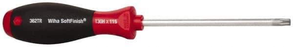 Wiha - TR30 Torx Driver - 4-1/2" Blade Length, Ergonomic Handle - Eagle Tool & Supply