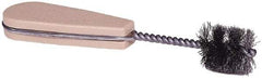 Weiler - 7/8" Diam Helical Tube Brush - 1" Brush Length, 6-1/2" OAL - Eagle Tool & Supply
