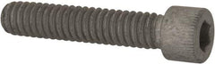 Armor Coat - 1/4-20 UNC Hex Socket Drive, Socket Cap Screw - Alloy Steel, Armor Coat Finish, Fully Threaded, 1-1/4" Length Under Head - Eagle Tool & Supply