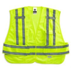 8244PSV M/L LIME PUBLIC SAFETY VEST - Eagle Tool & Supply