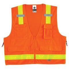 8250ZHG 2/3XL ORANGE HI-GLOSS VEST - Eagle Tool & Supply