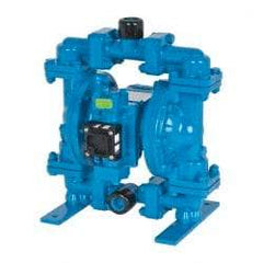 SandPIPER - 1/2" NPT, Metallic, Air Operated Diaphragm Pump - Buna-N Diaphragm, Aluminum Housing - Eagle Tool & Supply