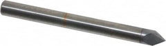 Accupro - 3/16" Diam 2 Flute Single End Solid Carbide Chamfer Mill - Eagle Tool & Supply