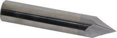 Accupro - 3/4" Diam 2 Flute Single End Solid Carbide Chamfer Mill - Eagle Tool & Supply