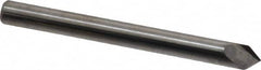 Accupro - 3/16" Diam 2 Flute Single End Solid Carbide Chamfer Mill - Eagle Tool & Supply