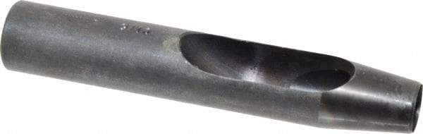 Made in USA - 3/8" Hollow Punch - 4" OAL, Steel - Eagle Tool & Supply