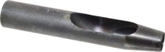 Made in USA - 3/8" Hollow Punch - 4" OAL, Steel - Eagle Tool & Supply