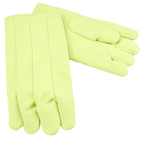 14" High Temperature Fiberglass Gloves - Wool Lined - Yellow - Eagle Tool & Supply