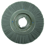 6" Diameter - Crimped Filament Wheel Brush - 0.043/120 GRIT - Eagle Tool & Supply