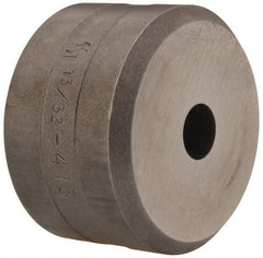 Cleveland Steel Tool - 13/32 Inch Diameter Round Ironworker Die - 1-13/16 Inch Head Diameter, 1-1/8 Inch Head Height - Eagle Tool & Supply