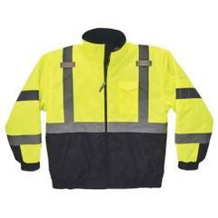 8377 XL LIME QUILTED BOMBER JACKET - Eagle Tool & Supply