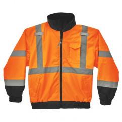 8379 XL ORANGE FLEECE LINED BOMBER - Eagle Tool & Supply