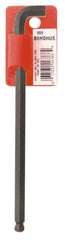 Bondhus - 10mm Hex, Short Arm, Ball End Hex Key - 7-49/64" OAL, Protanium High Torque Steel, Metric System of Measurement - Eagle Tool & Supply