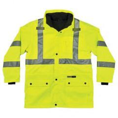 8385 2XL LIME 4-IN-1 JACKET - Eagle Tool & Supply