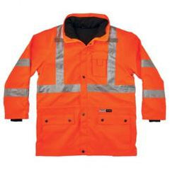 8385 L ORANGE 4-IN-1 JACKET - Eagle Tool & Supply