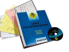 Marcom - Using Fire Extinguishers, Multimedia Training Kit - 18 Minute Run Time DVD, English and Spanish - Eagle Tool & Supply