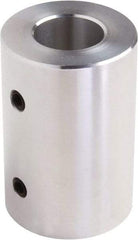 Climax Metal Products - 1-1/4" Inside x 2-1/4" Outside Diam, Set Screw Rigid Coupling - 4" Long - Eagle Tool & Supply