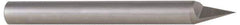 Accupro - 1/2 Inch Diameter, 3 Inch Overall Length, 5/8 Inch Split Length, Solid Carbide, Conical Point Split End Carbide Blank - Single End, 60° Point - Eagle Tool & Supply