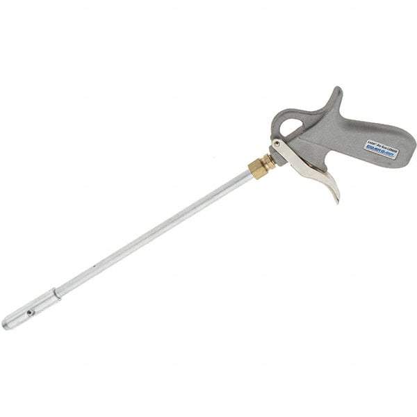 Guardair - 120 Max psi Venturi Nozzle Pistol Grip Blow Gun - 1/4 NPT, 12" Tube Length, Aluminum - Eagle Tool & Supply