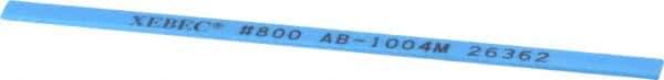 Value Collection - Rectangular, Ceramic Fiber Finishing Stick - 4" Long x 5/32" Wide x 1/32" Thick, 800 Grit, Super Fine Grade - Eagle Tool & Supply