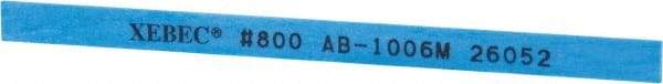 Value Collection - Rectangular, Ceramic Fiber Finishing Stick - 4" Long x 15/64" Wide x 1/32" Thick, 800 Grit, Super Fine Grade - Eagle Tool & Supply