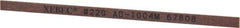 Value Collection - Rectangular, Ceramic Fiber Finishing Stick - 4" Long x 5/32" Wide x 1/32" Thick, 220 Grit, Very Fine Grade - Eagle Tool & Supply