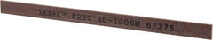Value Collection - Rectangular, Ceramic Fiber Finishing Stick - 4" Long x 15/64" Wide x 1/32" Thick, 220 Grit, Very Fine Grade - Eagle Tool & Supply