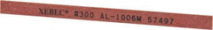 Value Collection - Rectangular, Ceramic Fiber Finishing Stick - 4" Long x 15/64" Wide x 1/32" Thick, 300 Grit, Extra Fine Grade - Eagle Tool & Supply
