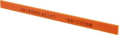 Value Collection - Rectangular, Ceramic Fiber Finishing Stick - 4" Long x 15/64" Wide x 1/32" Thick, 400 Grit, Super Fine Grade - Eagle Tool & Supply