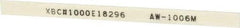 Value Collection - Rectangular, Ceramic Fiber Finishing Stick - 4" Long x 15/64" Width, 1,000 Grit, Ultra Fine Grade - Eagle Tool & Supply