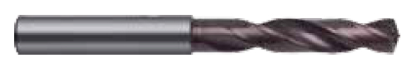 11.6mm Dia. - Carbide HP 3XD Drill-140Â° Point-Coolant-Bright - Eagle Tool & Supply