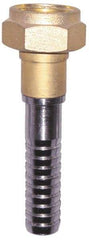 SuperKlean - 3/4 FGHT x 5/8" Hose Barb, FGHT x Hose Barb Swivel - Brass & Stainless Steel - Eagle Tool & Supply