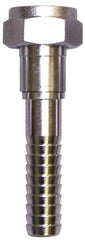 SuperKlean - FGHT x 5/8" Hose Barb, FGHT x Hose Barb Swivel - Stainless Steel - Eagle Tool & Supply