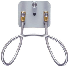 SuperKlean - Air & Water Hose Rack - Stainless Steel Bolts, Brass End Fittings & Aluminum Plate - Eagle Tool & Supply