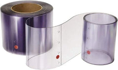 TMI, LLC - Clear Smooth Rip-A-Strip Roll Dock Curtain Strips - 8" Wide x 8' Long x 0.08" Thick, Vinyl - Eagle Tool & Supply