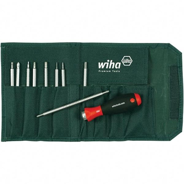 Wiha - Interchangeable Bit Screwdriver Handle - Phillips, Torx & Square Tip - Eagle Tool & Supply