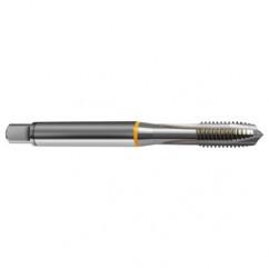 2-56 Dia. - 2B - 3 FL - Cobalt Plug Yellow Ring Tap - Bright Finish FORM-B DIN 371 - Eagle Tool & Supply