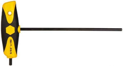 Wiha - 9/64" Hex, T-Handle Cushion Grip, Hex Key - 5-29/32" OAL, Inch System of Measurement - Eagle Tool & Supply