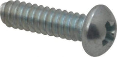 Value Collection - #4-40 UNC, 3/8" Length Under Head Phillips Drive Machine Screw - Round Head, Grade 2 Steel, Zinc-Plated Finish, Without Washer - Eagle Tool & Supply