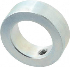 Climax Metal Products - 1-5/8" Bore, Steel, Set Screw Shaft Collar - 2-1/2" Outside Diam, 13/16" Wide - Eagle Tool & Supply