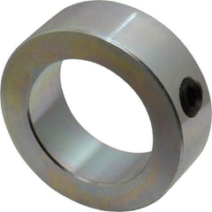 Climax Metal Products - 1-3/4" Bore, Steel, Set Screw Shaft Collar - 2-5/8" Outside Diam, 7/8" Wide - Eagle Tool & Supply