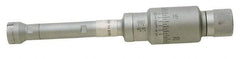 TESA Brown & Sharpe - 2 to 2.4", 3" Gage Depth, Mechanical Inside Micrometer - 0.0002" Graduation, Ratchet Stop Thimble - Eagle Tool & Supply