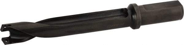 Allied Machine and Engineering - 24 to 25.78mm Diam, 5xD, 5-1/8" Max Depth, 1" Shank Diam, 8-13/16" OAL, Replaceable Tip Drill - Series 24 - Eagle Tool & Supply