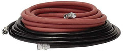 Binks - Paint Sprayer Hose with Fittings - 25 Ft. Fluid and Air Hose Asm with Fittings (2 Hose Set), Compatible with Pressure Tank and Spray Guns - Eagle Tool & Supply