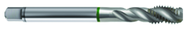 M24x3.0 6H 4-Flute Cobalt Green Ring Semi-Bottoming 40 degree Spiral Flute Tap-Bright - Eagle Tool & Supply