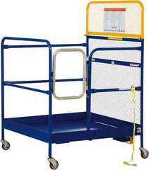 Vestil - Platform - Forklift Work Platform, 1,000 Lb Capacity - Eagle Tool & Supply