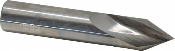 Accupro - 3/4" Body Diam, 60°, 4" OAL, Solid Carbide Spotting Drill - Eagle Tool & Supply
